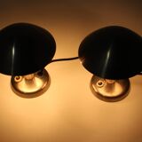 1930s Pair of  Chrome Plated Bauhaus Lamps, Czechoslovakia