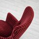 1960s, Danish armchair in cherry-red furniture velour, original condition.