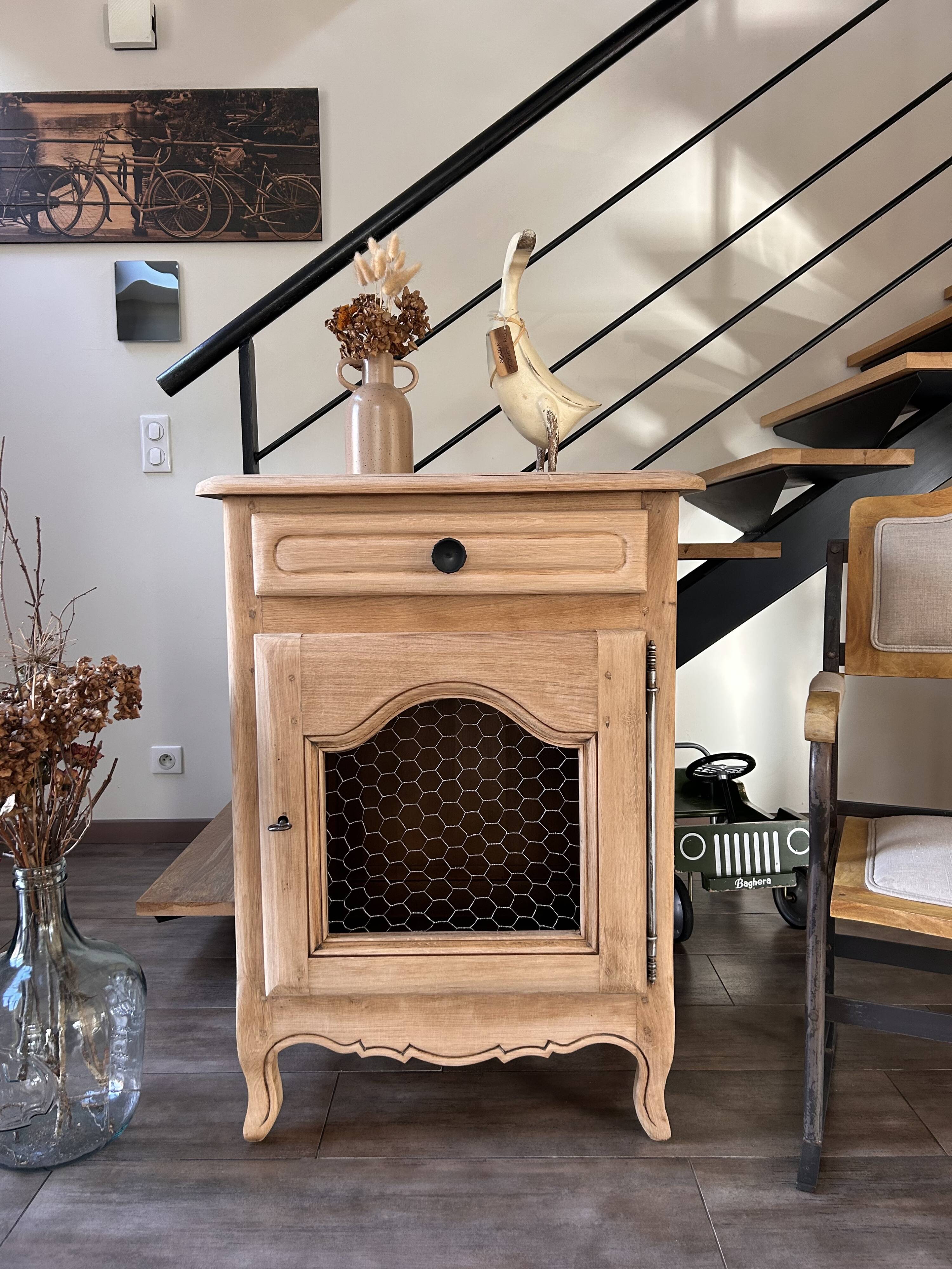 Confiturier chêne massif revalorisé