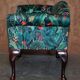 Mini canapé vintage en tissu Birds of Paradise