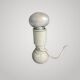Design desk lamp Gino Sarfatti Arteluce 600c leather metal 1970