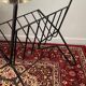 Table d’appoint vintage avec porte revue