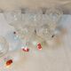 Set of 6 wine glasses and carafe in Lorraine Crystal - Gérard Model