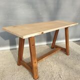 Workshop trestle coffee table