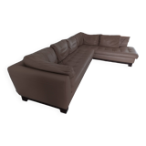 5/7 seater corner sofa in full grain leather