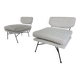 Mid-Century Modern Pair of 'Elettra' Armchairs by Stdio BBPR for Arflex, 1950s