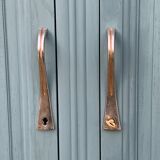 Parisian art deco wardrobe blue gray 1930