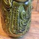 Green Barbotine Pitcher and Mug