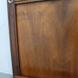 Portemanteau Art déco tchécoslovaque en noyer avec miroir, années 1930