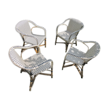 Set of 4 armchairs Drucker terrace Parisian Bistro