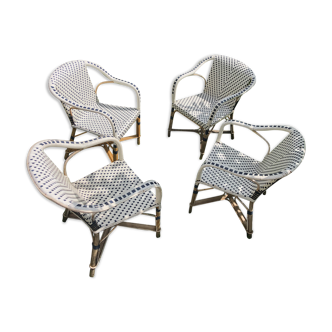 Set of 4 armchairs Drucker terrace Parisian Bistro