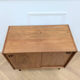Vintage sideboard with sliding doors