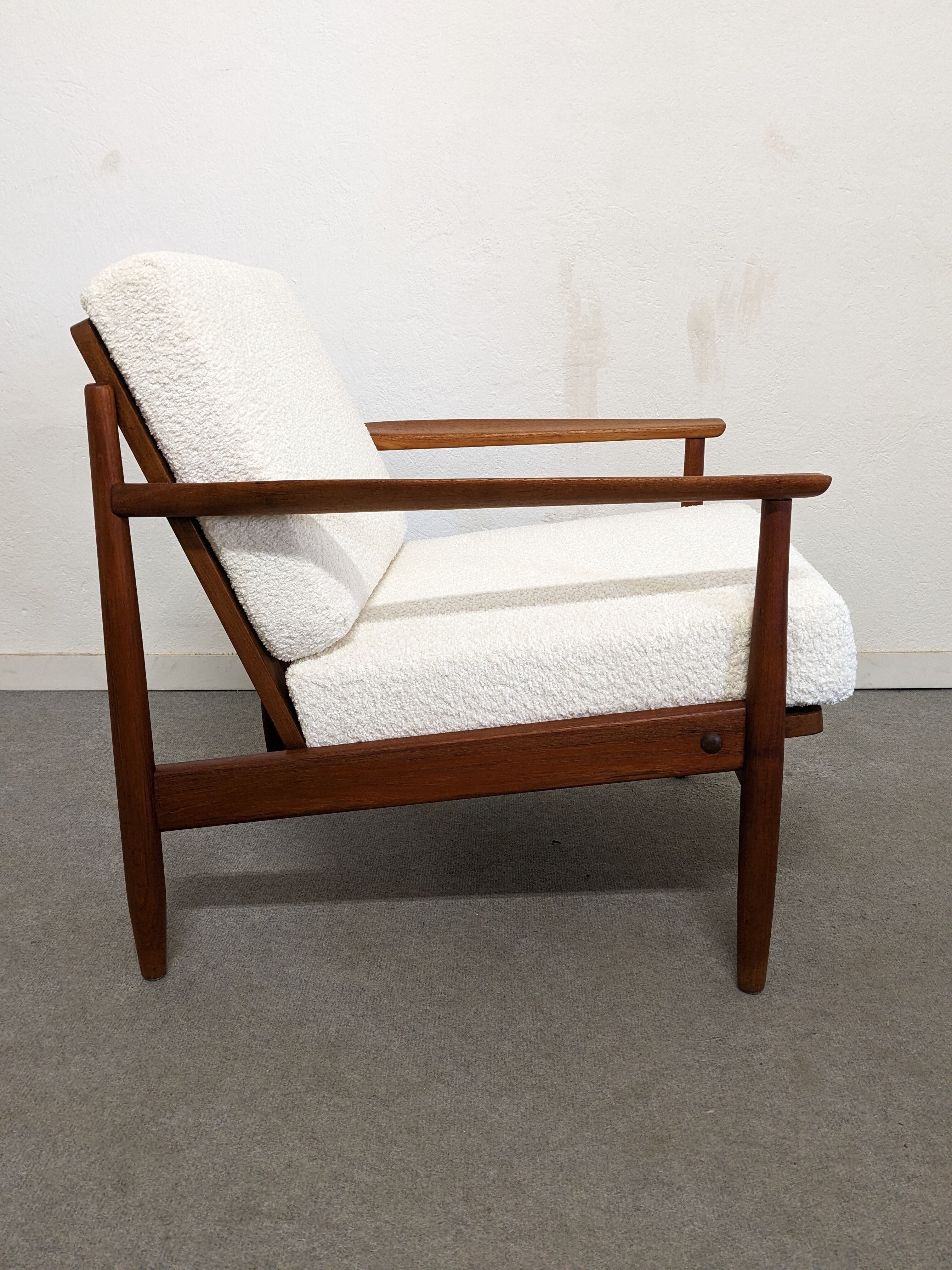 Pair of Danish teak armchairs from the 50s/60s