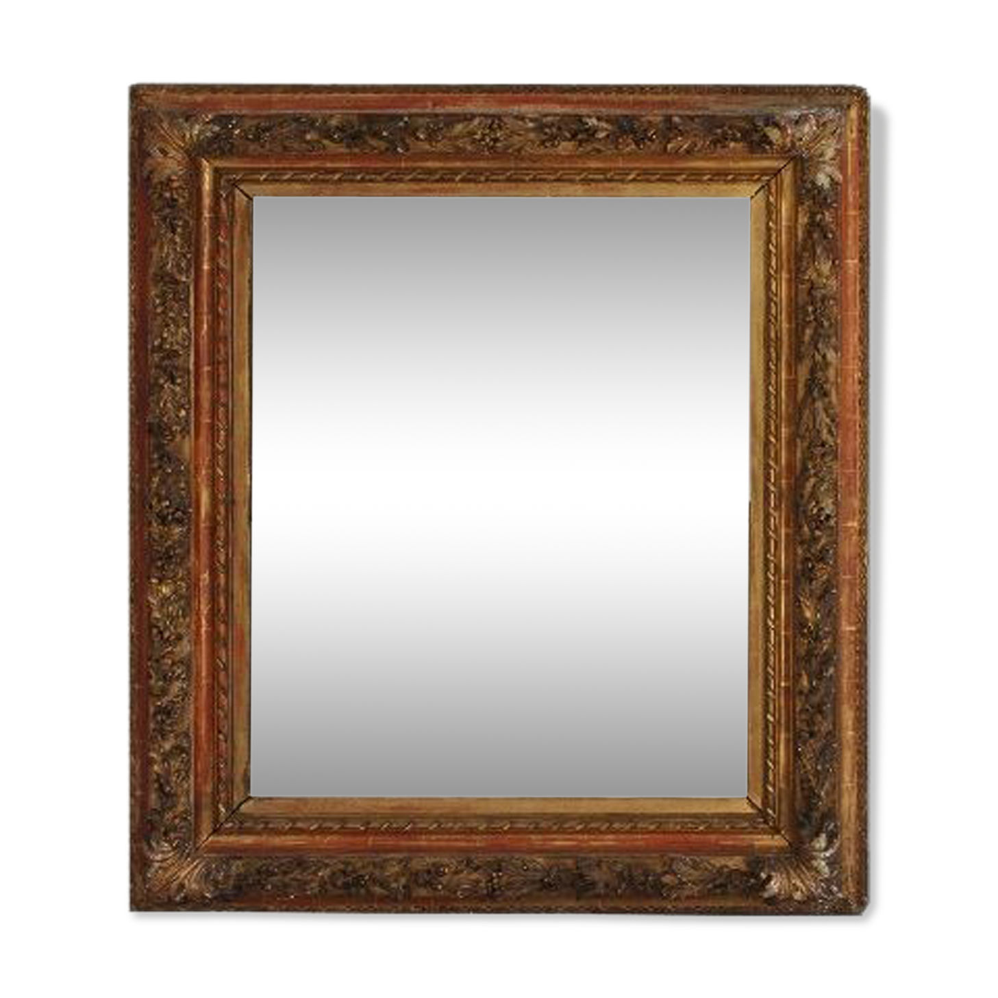 Mirror Louis XVI gilded wood ice old 109x128cm