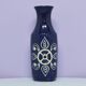 vintage blue & white West Germany vase Bay
