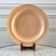 Large round dish Iron Earth Salins powder pink