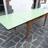 Solid oak and formica extension table