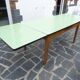 Solid oak and formica extension table