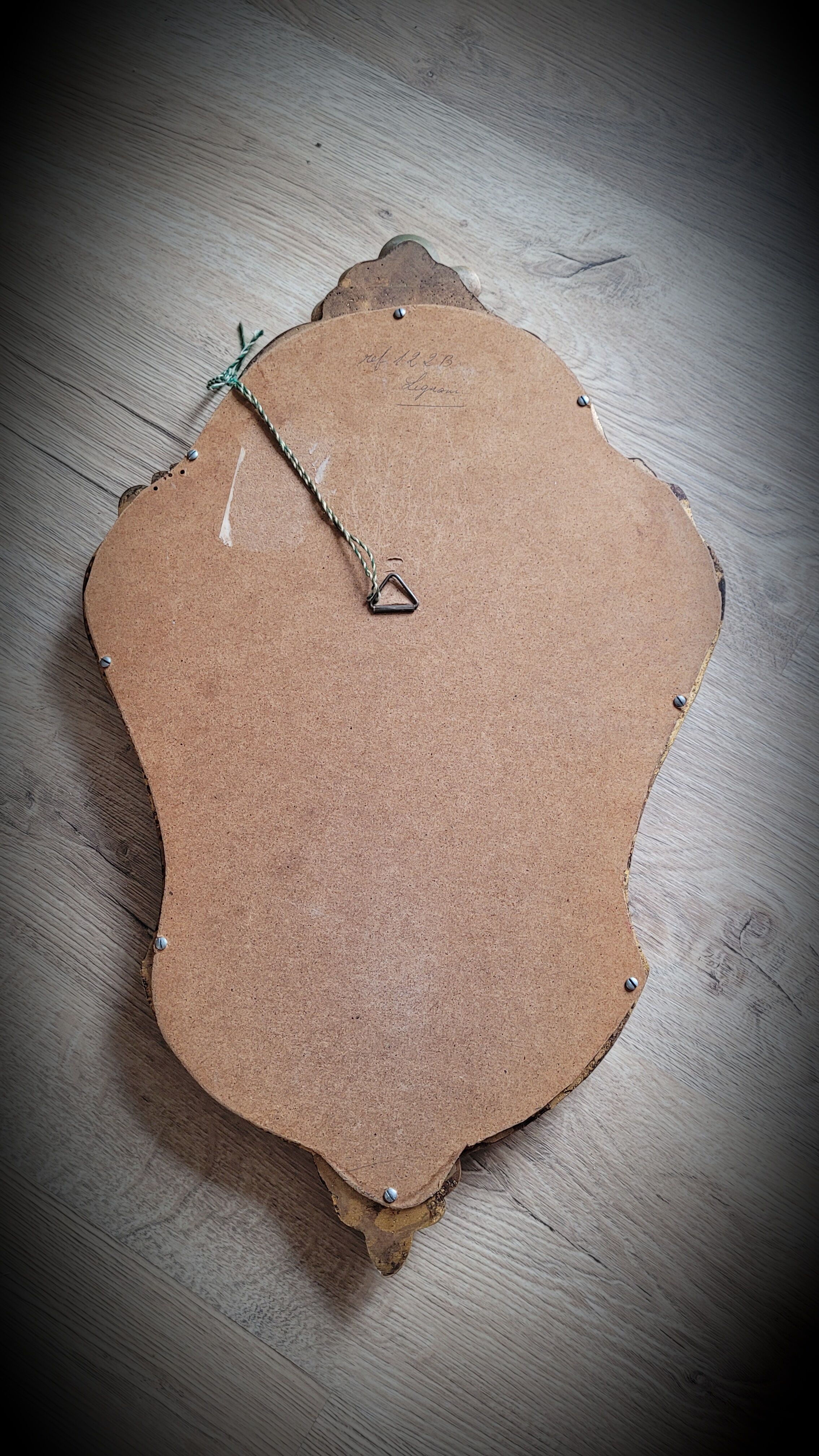 Wooden gilded mirror 51x31