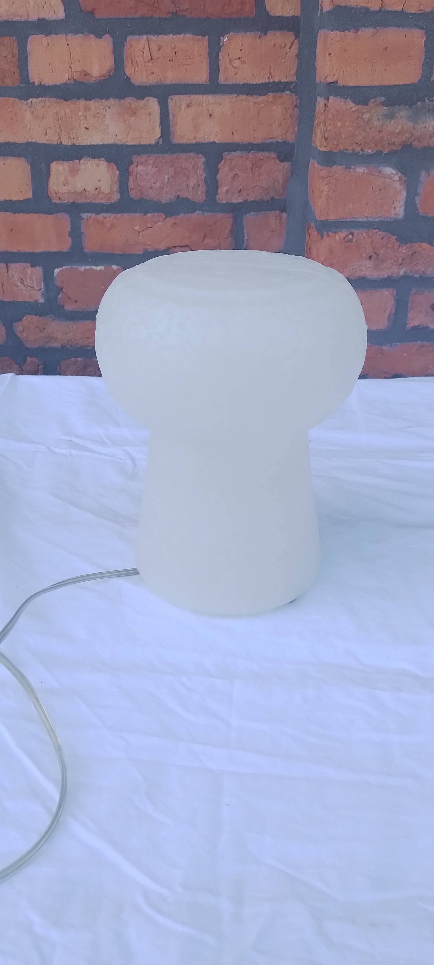 White cap lamp Pierfrancesco Arnone Pop Art for Francolight