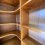 Danish Modular Teak Library Bookshelf Corner Unit Bookcase Mid 20th Century