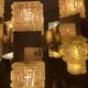 Sciolari 16-light glass and chrome chandelier, Italy 1970