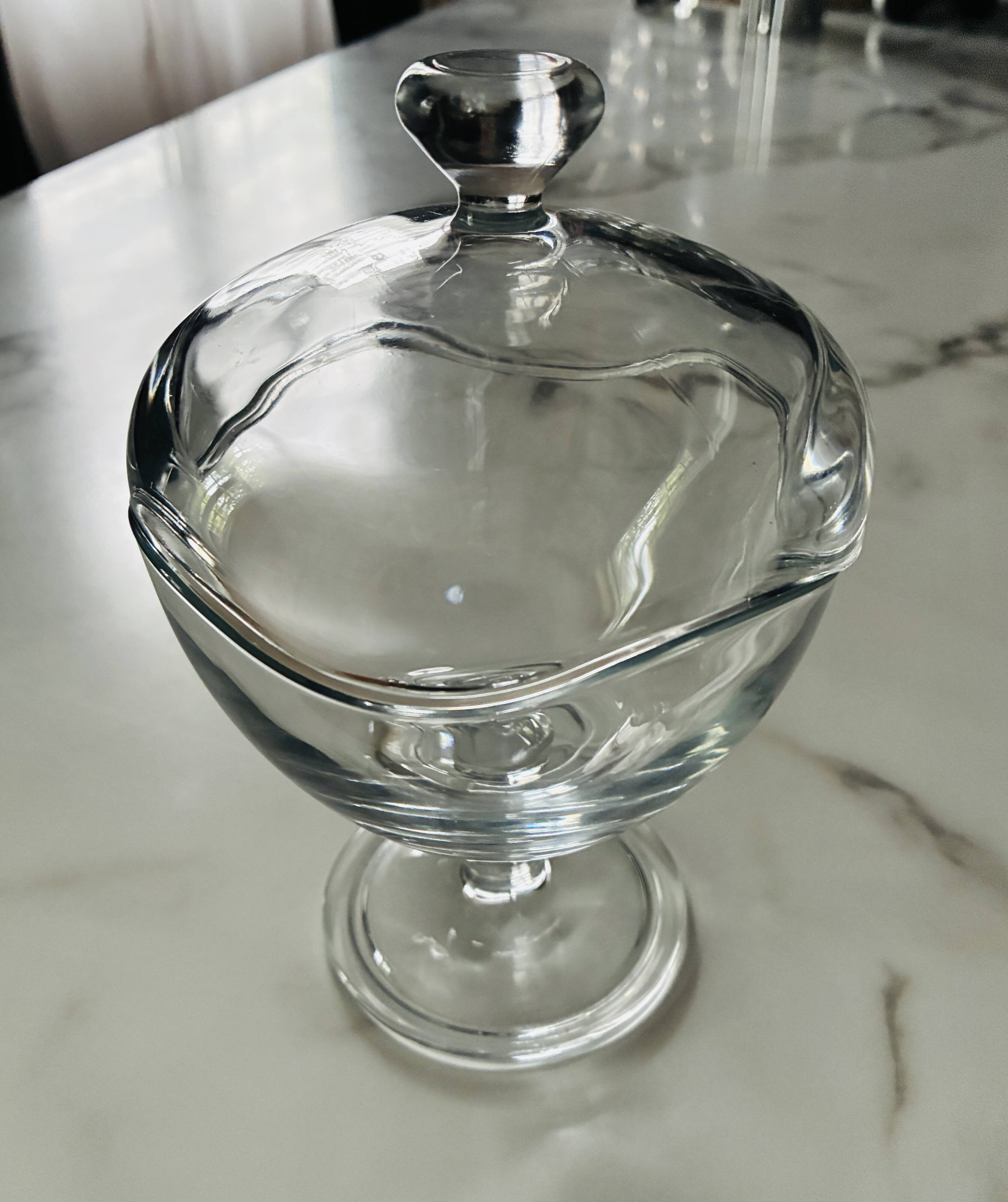 Turkish glass bonbonnière