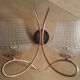 Double wall lamp from Maison Arlus from the 50s