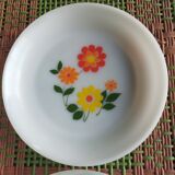 Assiettes Arcopal seventies