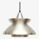 Scandinavian lamp in a champagne gold shade, 1970s