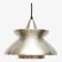 Scandinavian lamp in a champagne gold shade, 1970s