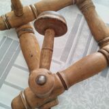 Porte manteau ancien en bambou vintage