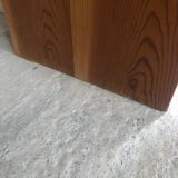 Honey-colored pine bookcase, 90s