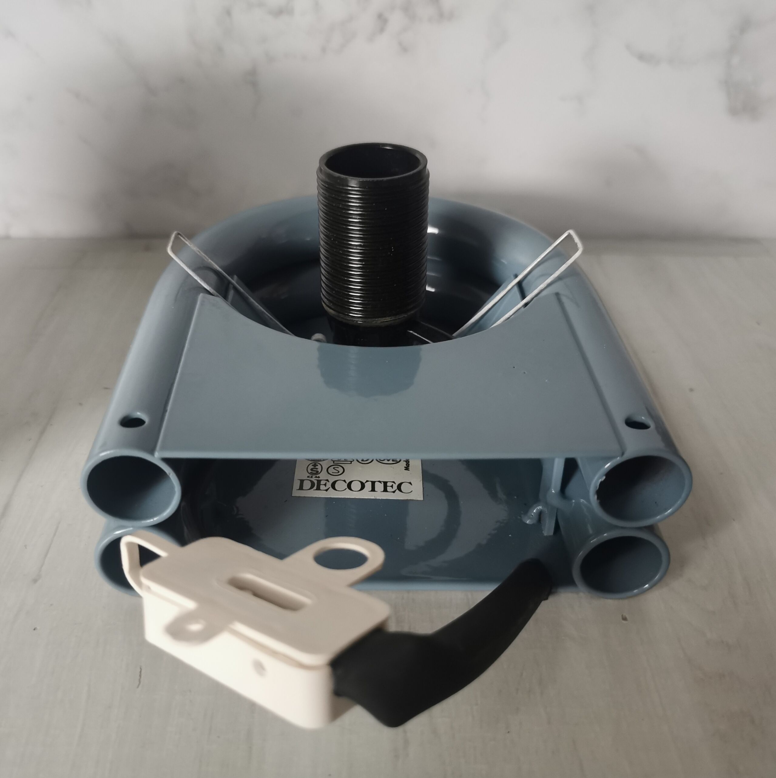 Vintage metal and opaline wall lamp