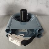 Vintage metal and opaline wall lamp