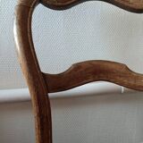Chaise prie dieu cannage