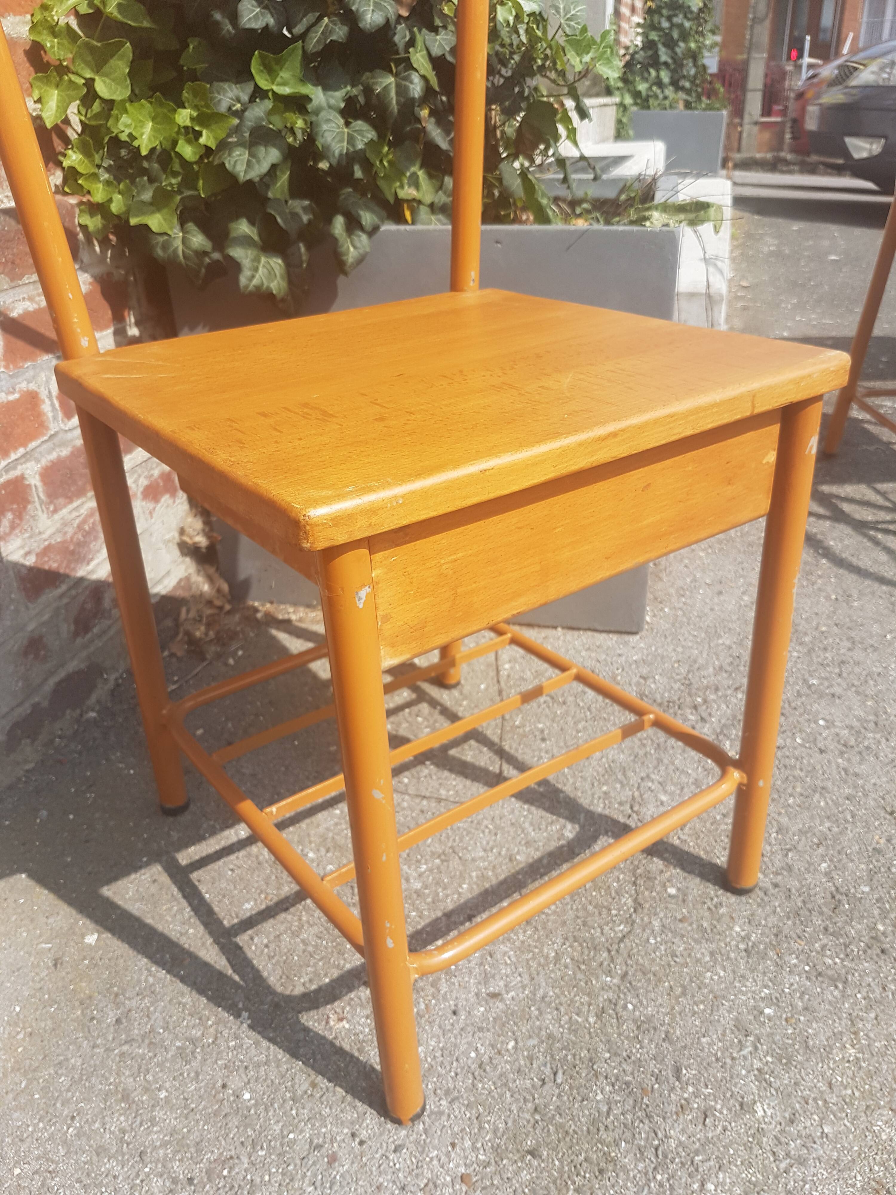 Chair bedside industrial boarding school No. 1