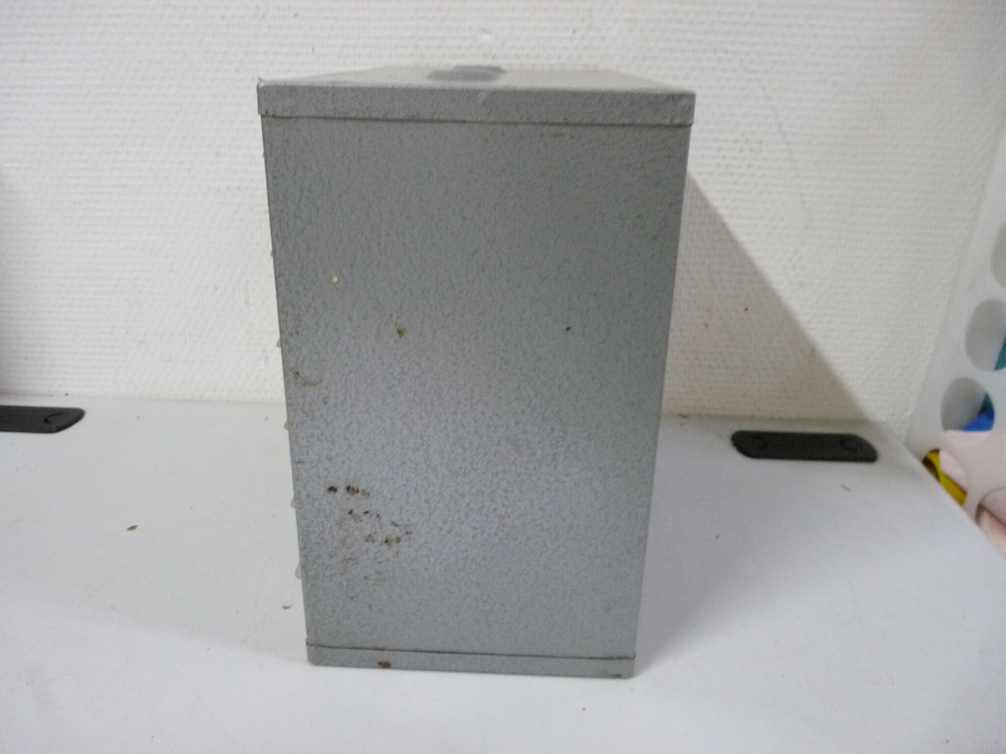 Storage locker with drawer for workshop