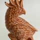 Vintage ceramic sculpture Parrot