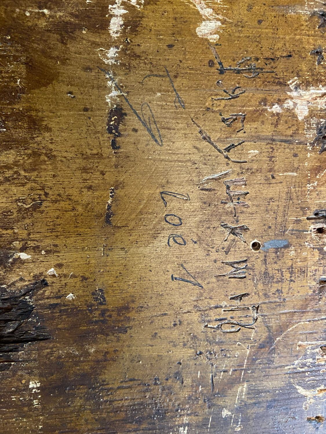 Oil painting on canvas Russian school late 19th century with portrait of a man Riabouchkine