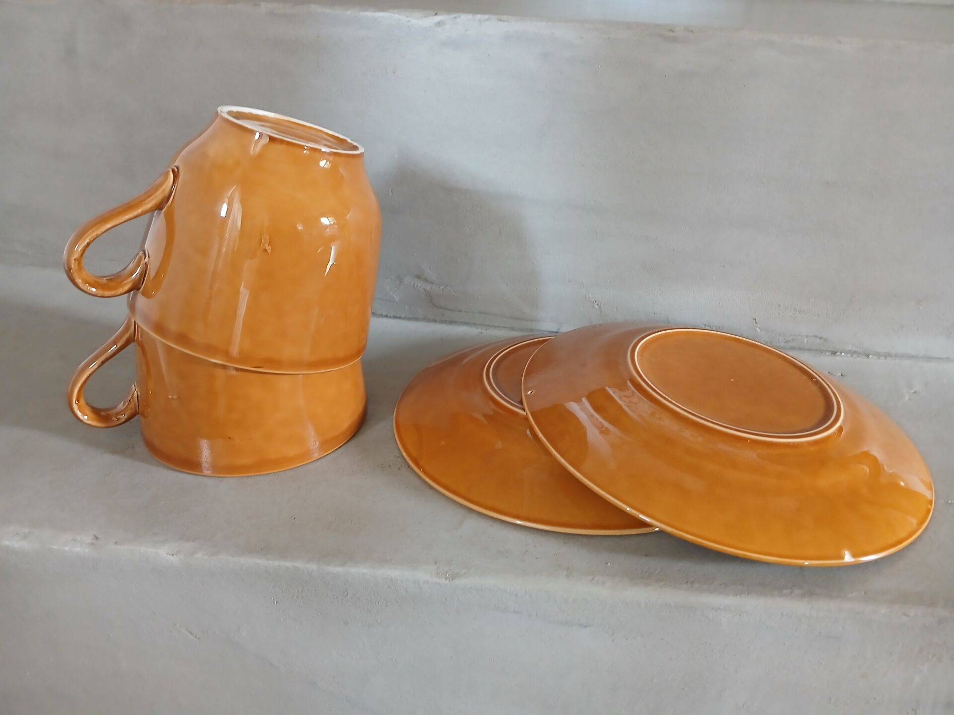 2 tasses en céramique italienne