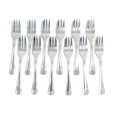 12 forks a cake christofle art deco model boreal by luc lanel