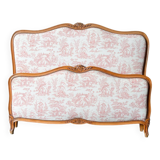 Pink Jouy bed