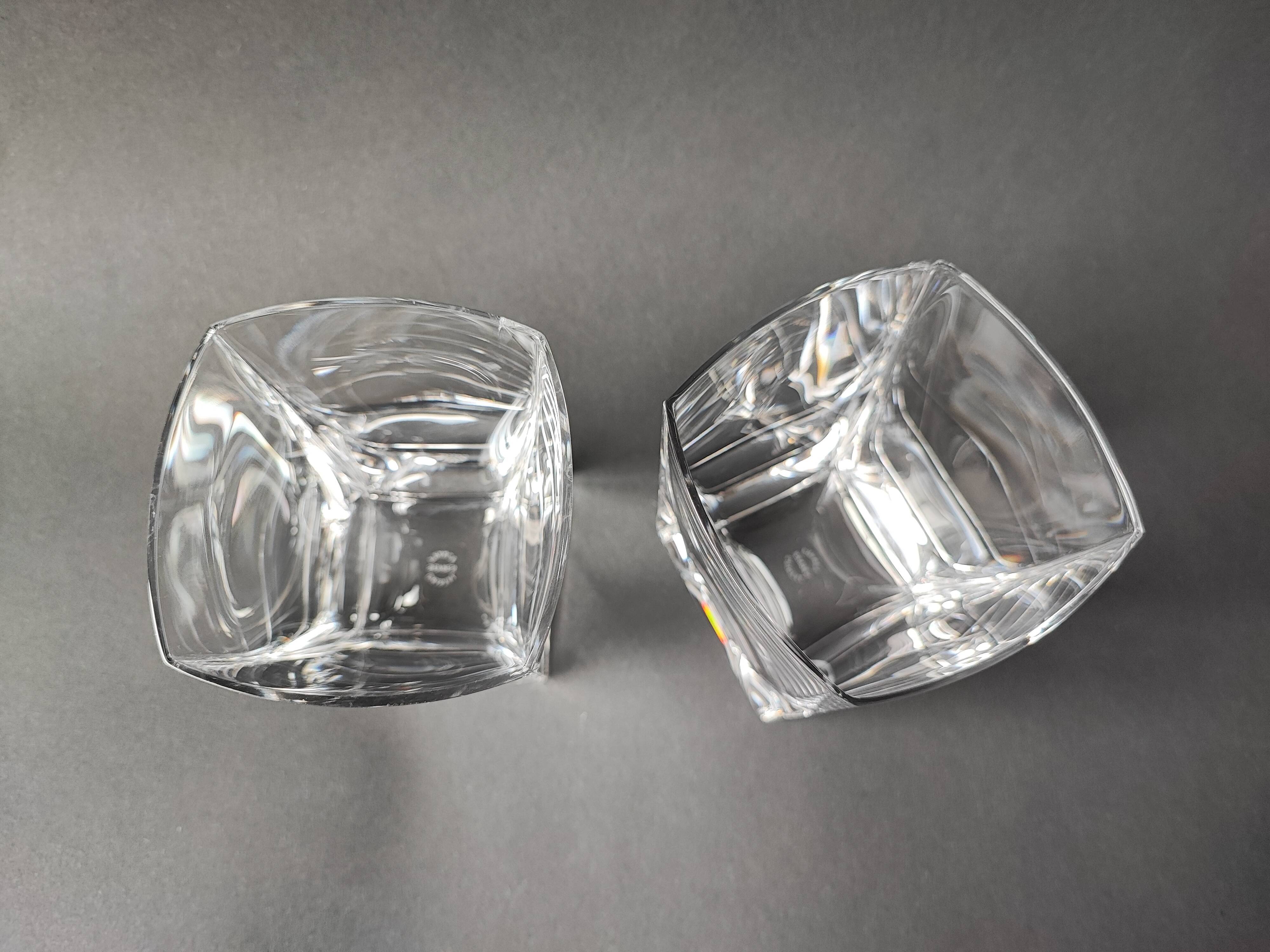 2 Sèvres crystal whisky glasses, KEOS model
