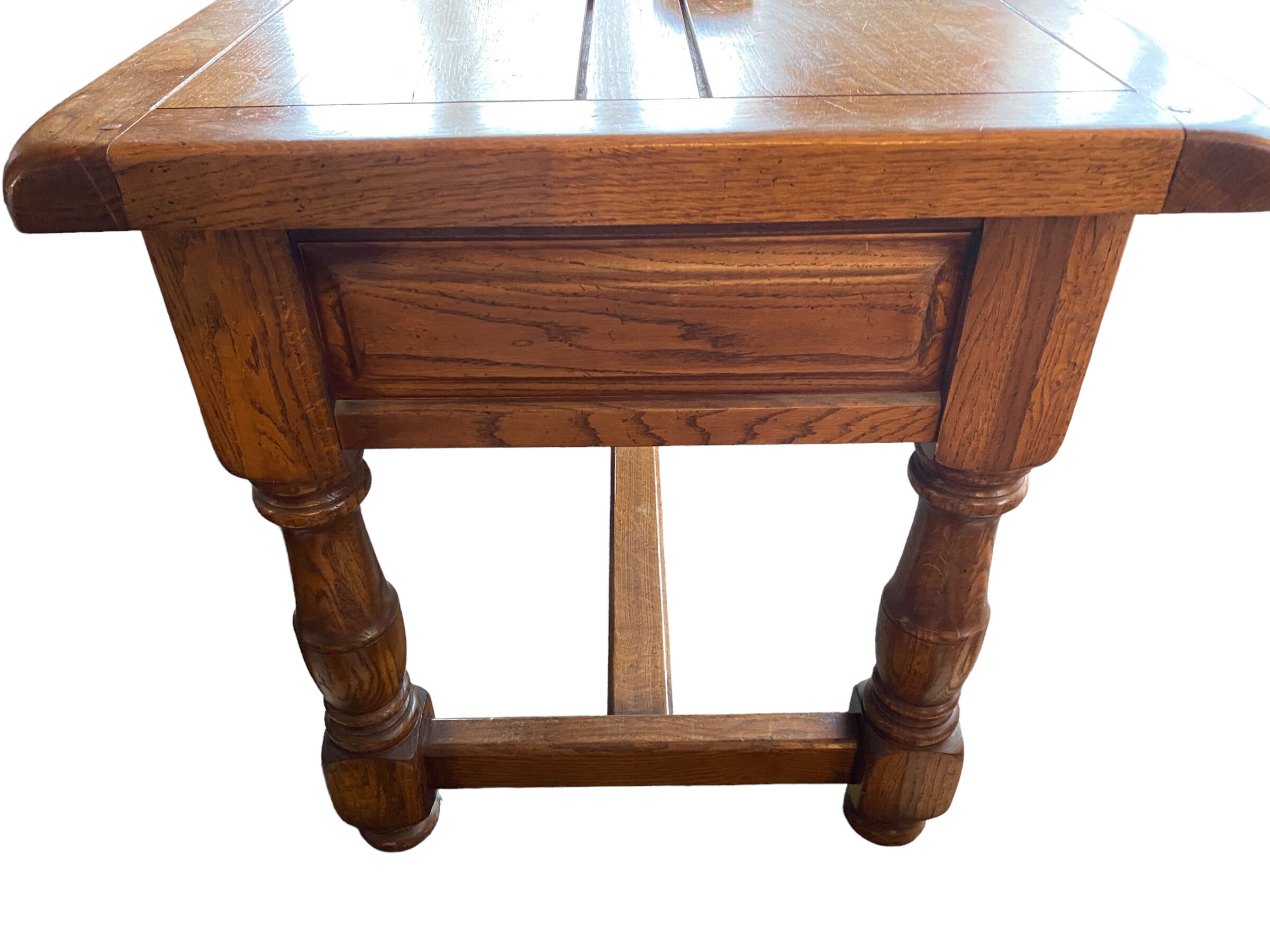 Old solid oak desk