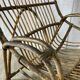 Paire de fauteuils en rotin vintage