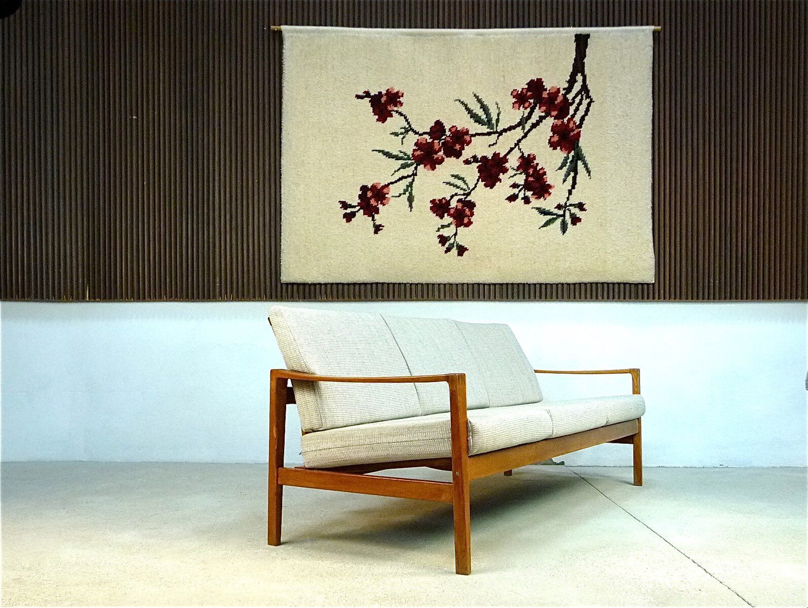 Mid-century German 3-seater sofa from WK Wohnen, 1960s