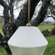 Vintage glass hanging lamp