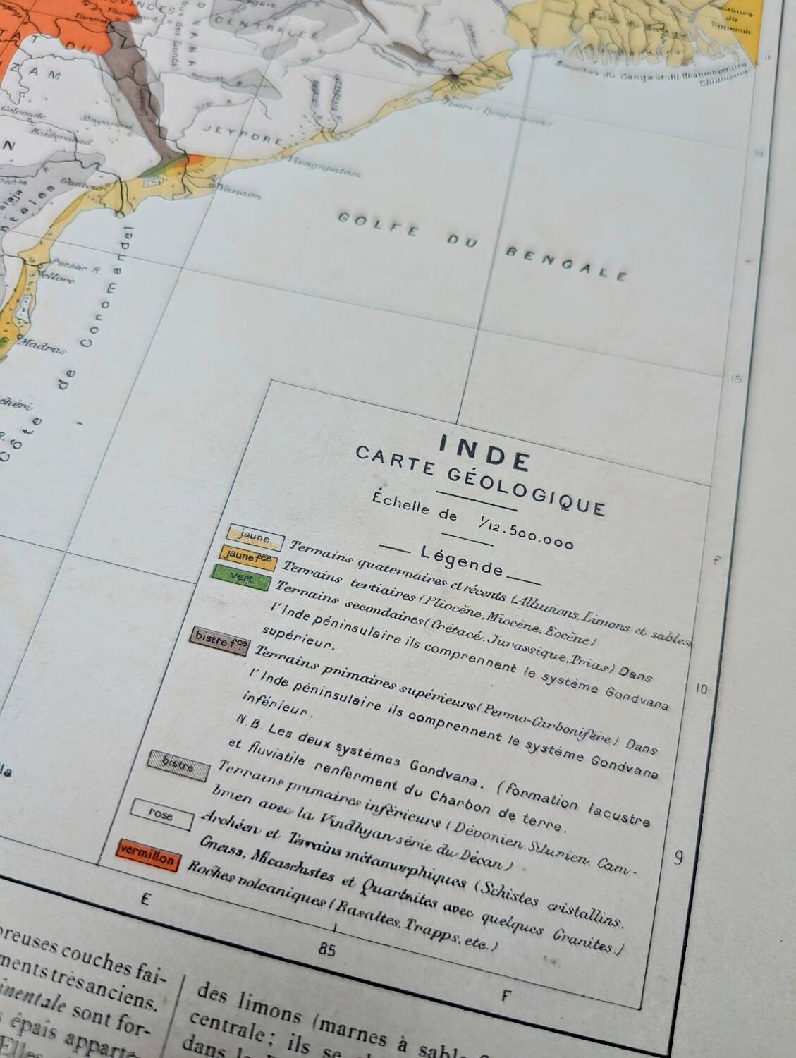 Printed in 1909, Geology of India.