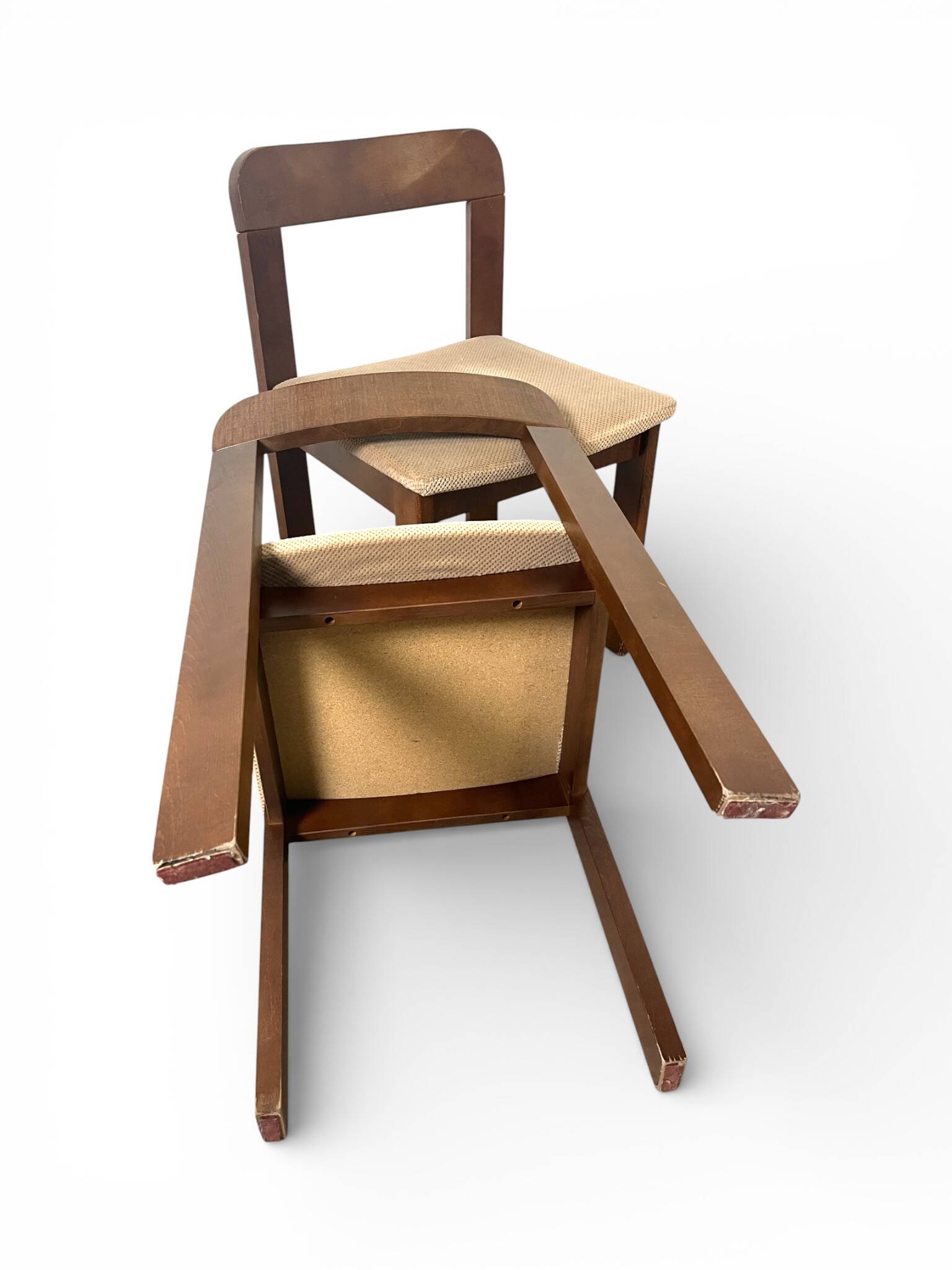 Set of 4 modernist vintage chairs